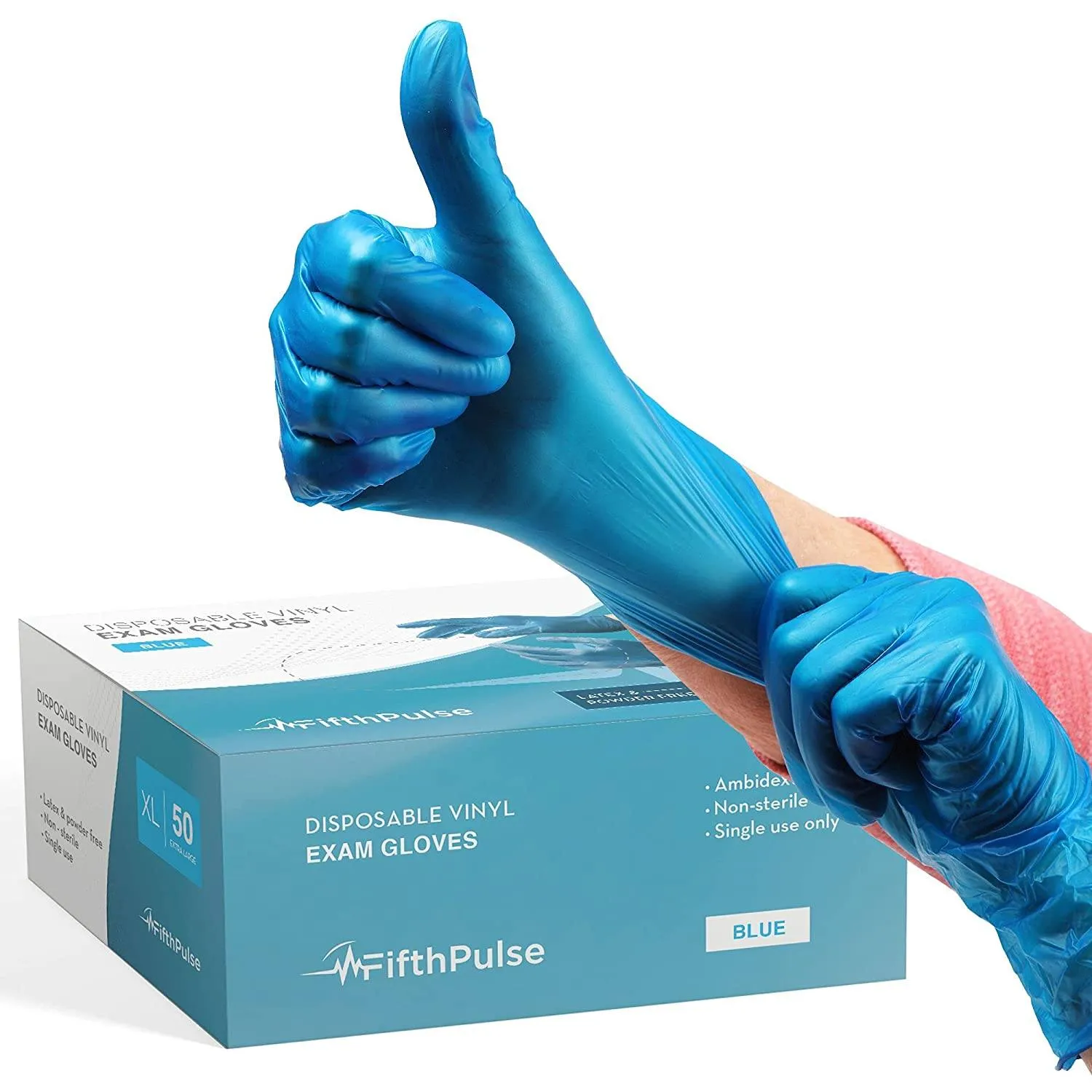 100-Pack: Vinyl Disposable Gloves