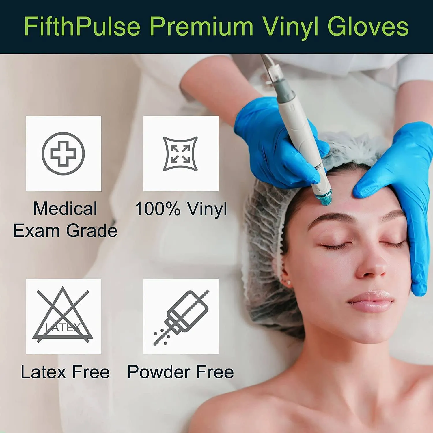 100-Pack: Vinyl Disposable Gloves