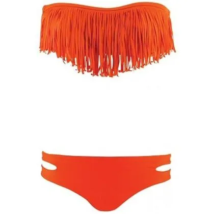 2-Piece: Fashion Fringe Bikini Swimwear