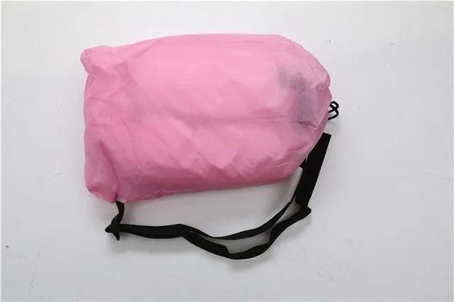 240*70cm Fast Inflatable Lazy bag Air Sleeping Bag Camping Portable Air Sofa Beach Bed Air Hammock Nylon Banana Sofa Lounger