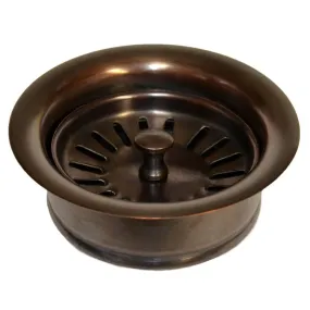 3.5" Kitchen Sink Basket Strainer with Disposer Trim