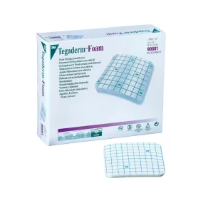 3M Tegaderm 90601 Foam Dressing 4 X 4 Inch Square Non-Adhesive without Border Sterile. Case of 40