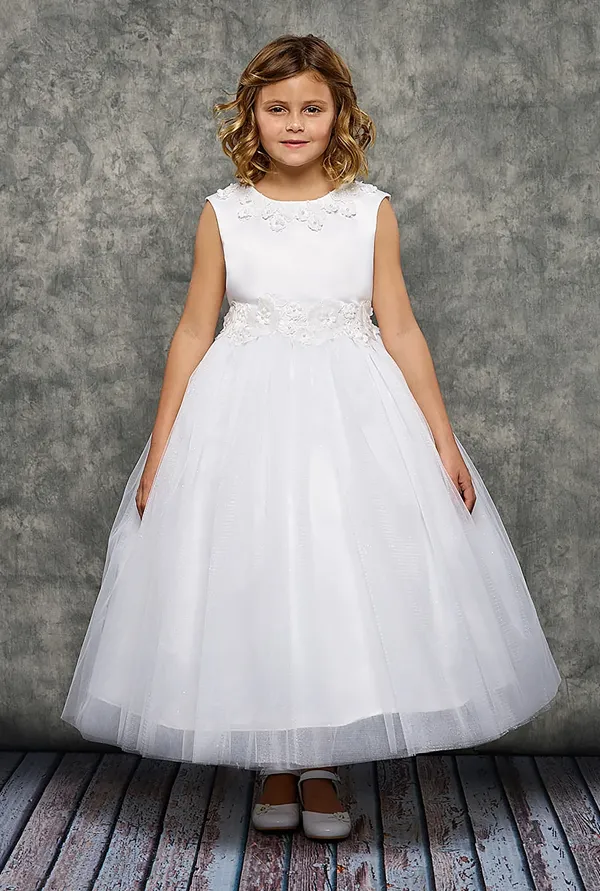 458 Luxurious Princess First Communion or Flower Girl Dress