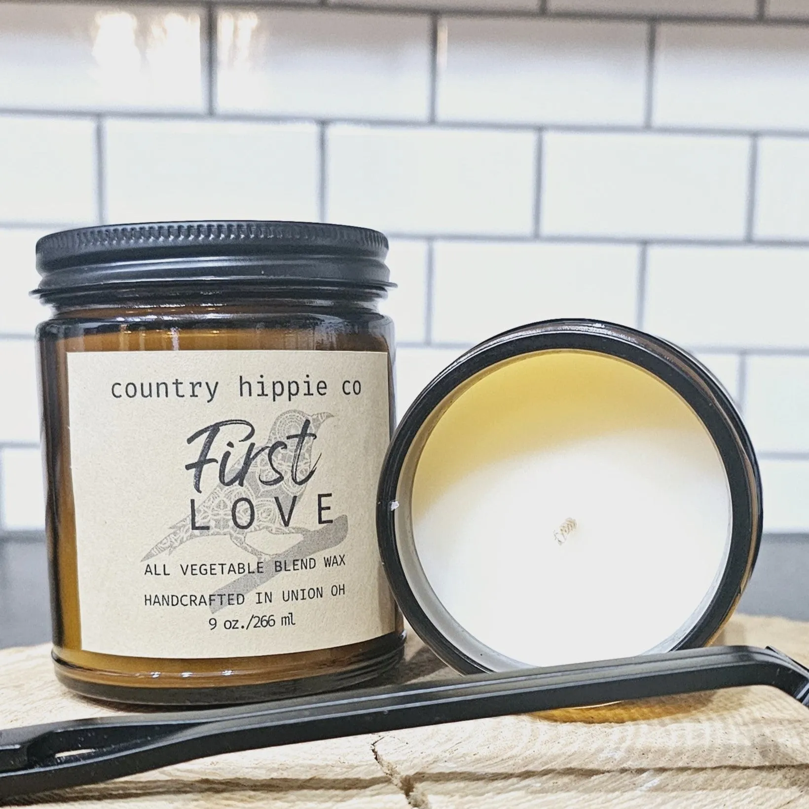 9 oz FIRST LOVE Apothecary-Inspired Candle