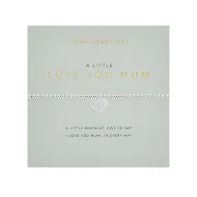 A Little 'Love You Mum' Bracelet | Silver Plated