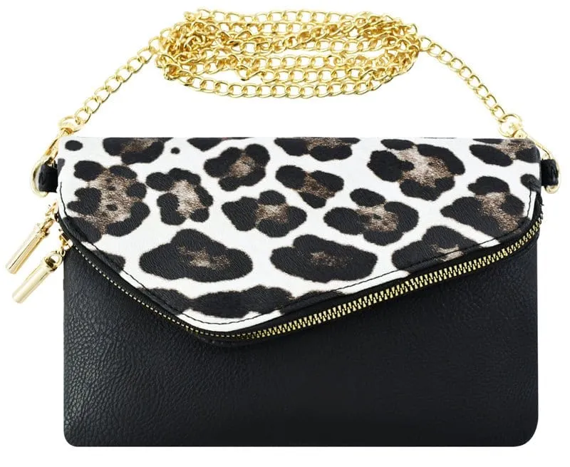 AD2585 Monogrammable Envelope Clutch/Crossbody Bag