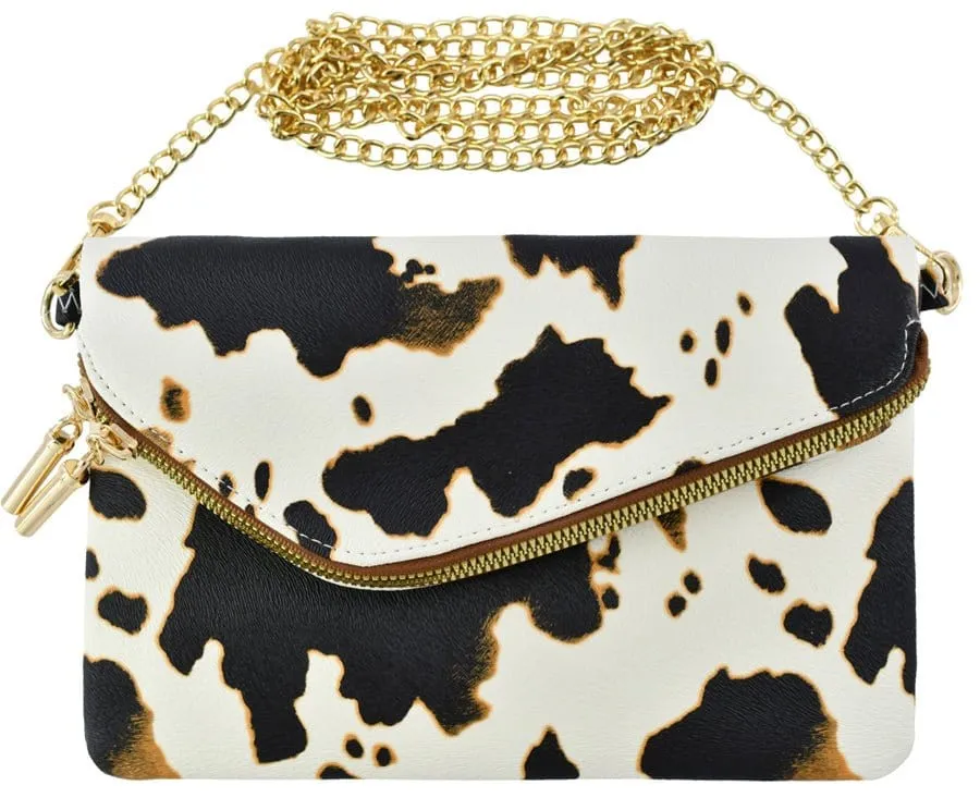 AD2585 Monogrammable Envelope Clutch/Crossbody Bag