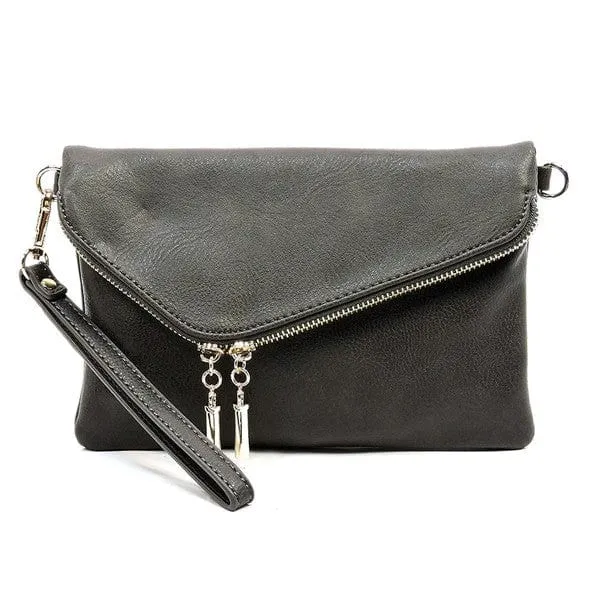 AD2585 Monogrammable Envelope Clutch/Crossbody Bag