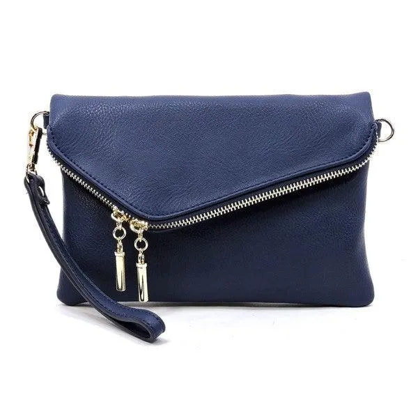 AD2585 Monogrammable Envelope Clutch/Crossbody Bag