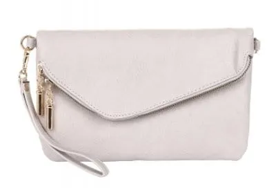 AD2585 Monogrammable Envelope Clutch/Crossbody Bag