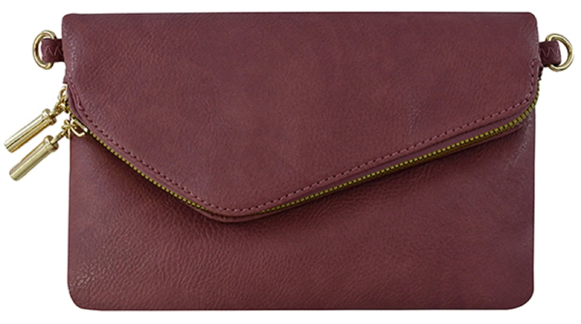 AD2585 Monogrammable Envelope Clutch/Crossbody Bag