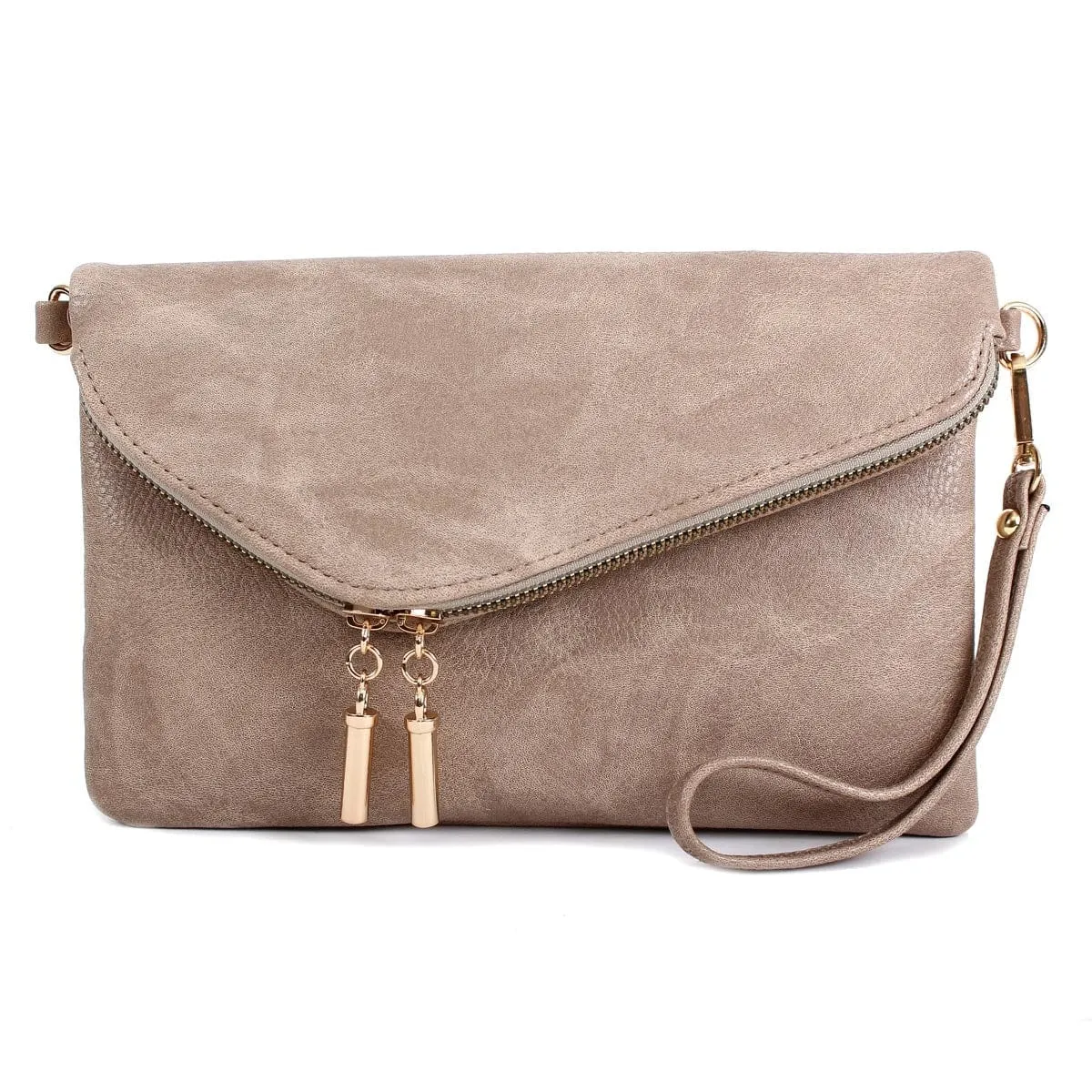 AD2585 Monogrammable Envelope Clutch/Crossbody Bag