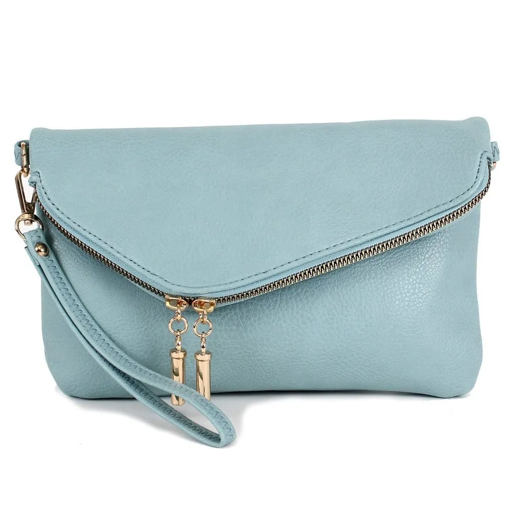 AD2585 Monogrammable Envelope Clutch/Crossbody Bag