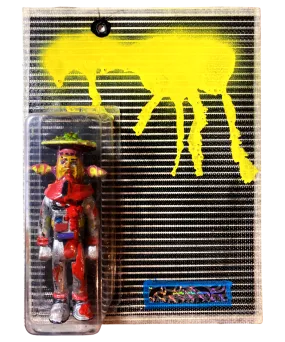 AEQEA Untitled Prehuman #1 Bootleg Resin Art Toy Custom Carded Figure