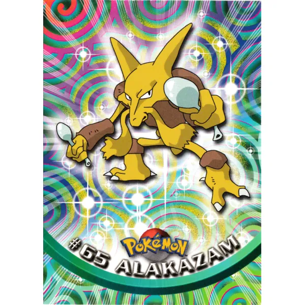 Alakazam (65) [Topps TV Animation Edition Series 1 (First Print)]