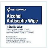 Alcohol antiseptic wipe