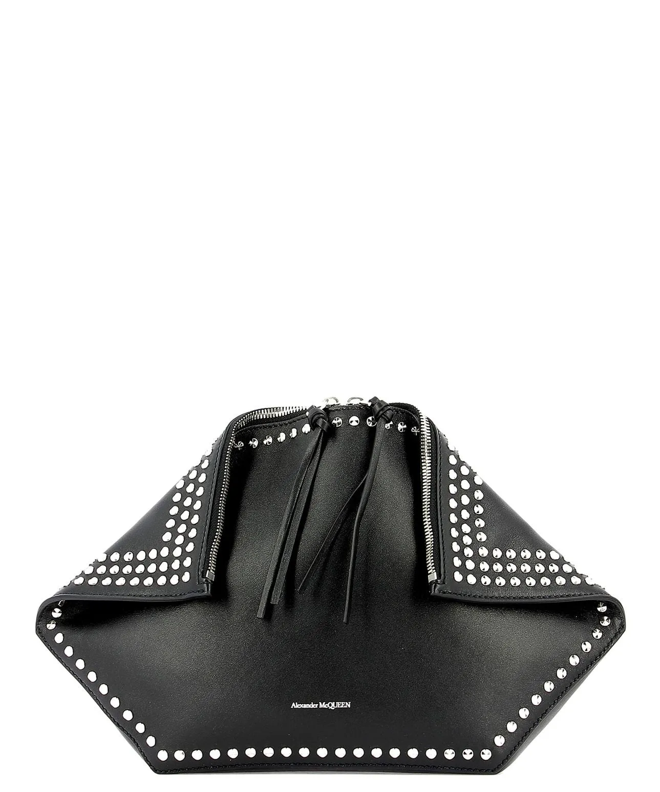 Alexander McQueen Logo Studded Clutch Bag