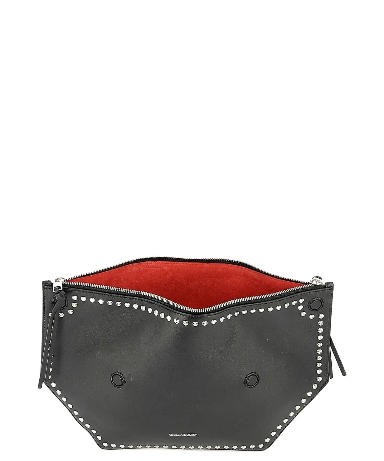 Alexander McQueen Logo Studded Clutch Bag