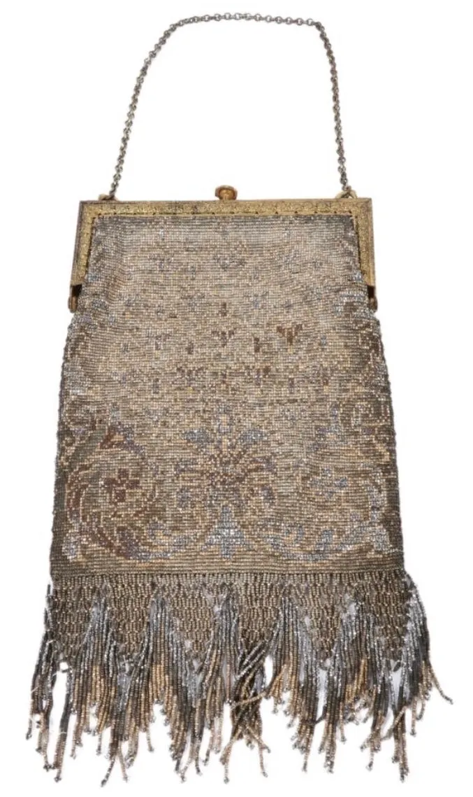 Antique Metallic Beaded Bag, museum collection