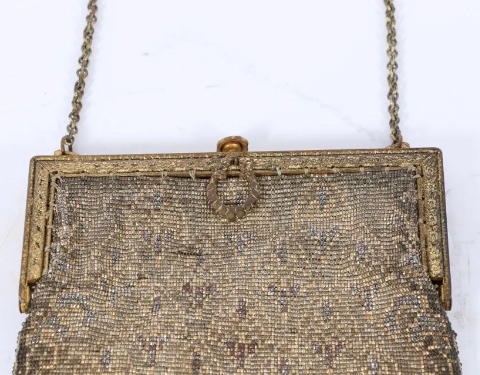 Antique Metallic Beaded Bag, museum collection