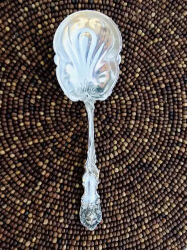 Antique Rare Ornate Lion Sugar Spoon Sterling Silver By Frank Smith Pat 1903