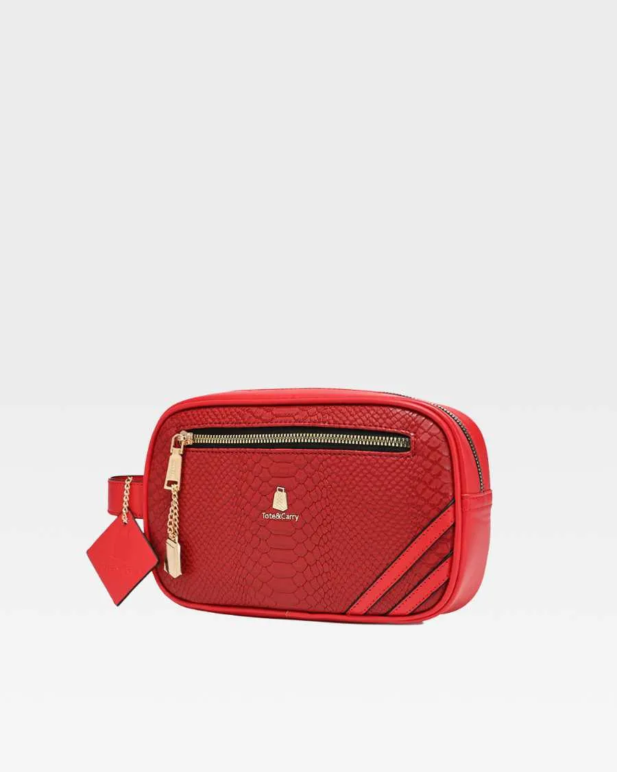 Apollo 1 Toiletry Bag in Red