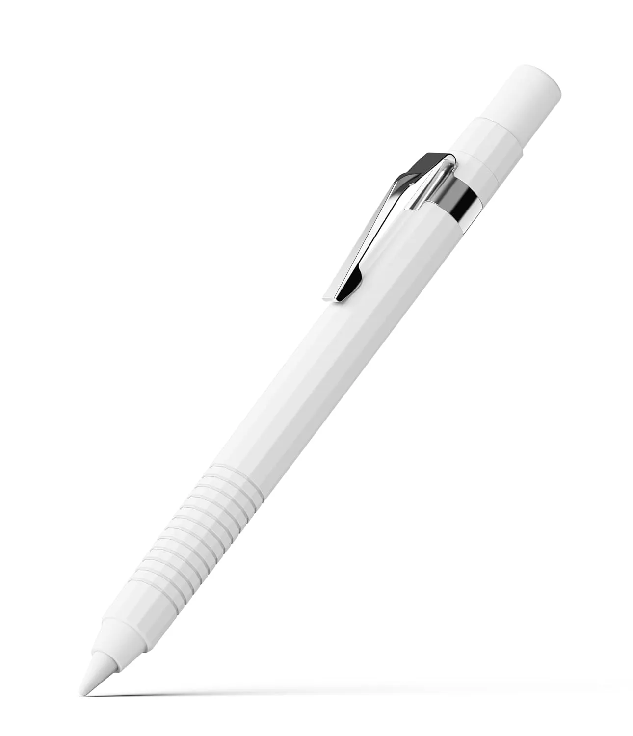 Apple Pencil Pro/Apple Pencil 2nd Generation Case,  Silicone Drafting Pencil Case - White