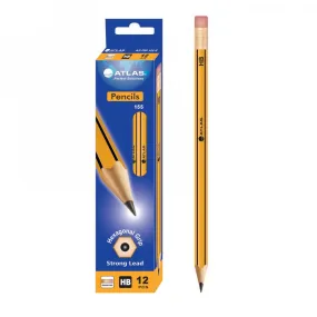 Atlas HB Pencil Yellow Eraser