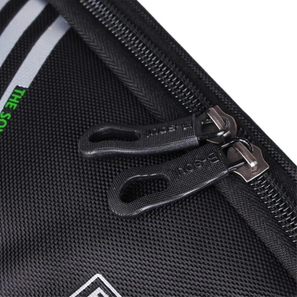 B-SOUL bicycle bike storage bag with touch screen view - Black