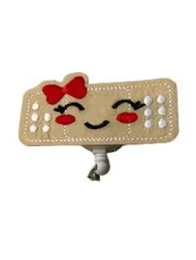 Badge holder - Retractable -Band Aid Smile