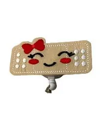 Badge holder - Retractable -Band Aid Smile