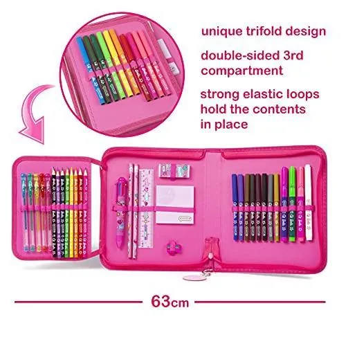 Barbie Colour Your Own Pencil Case Including Diary