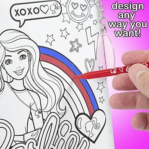 Barbie Colour Your Own Pencil Case Including Diary