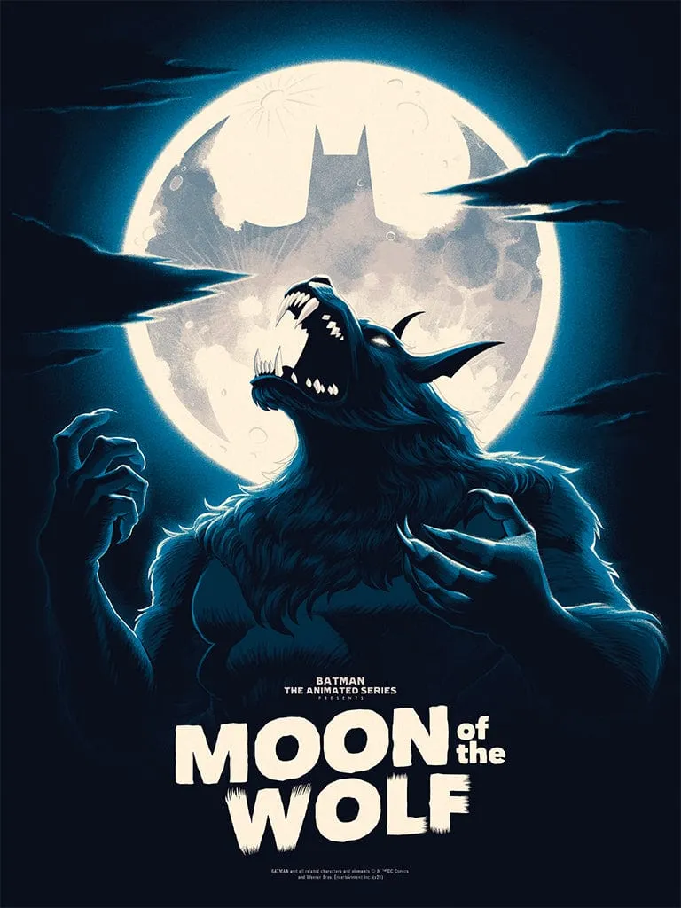 Batman: The Animated Series - Moon Of The Wolf Screenprinted Poster