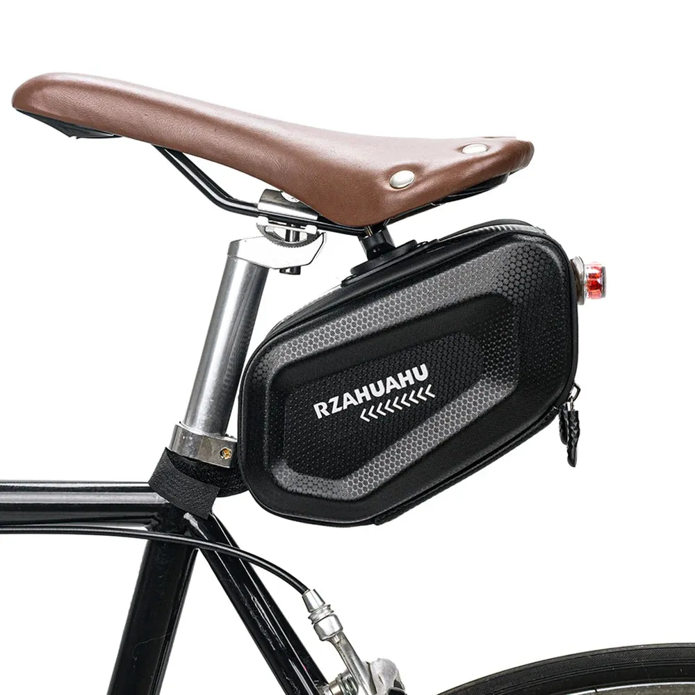 Bicycle Saddle Bag Waterproof Hard Shell Bike Under Seat Bag Cycling Bike Pannier Bag