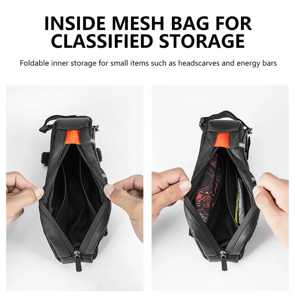 Bike Bag Waterproof Reflective Front Top Frame Tube Bag Large Capacity Ultralight 1L Bicycle Bag Cycling Pannier Bag Accessories