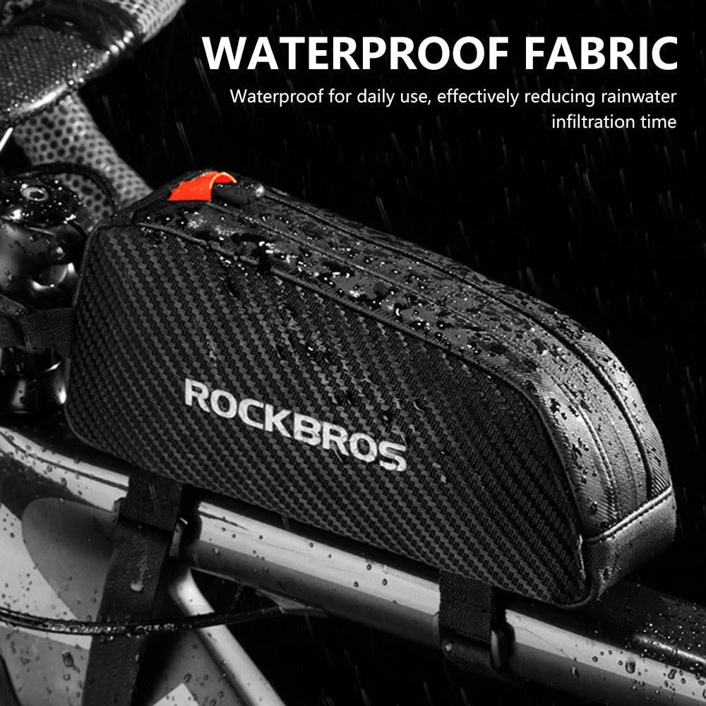 Bike Bag Waterproof Reflective Front Top Frame Tube Bag Large Capacity Ultralight 1L Bicycle Bag Cycling Pannier Bag Accessories