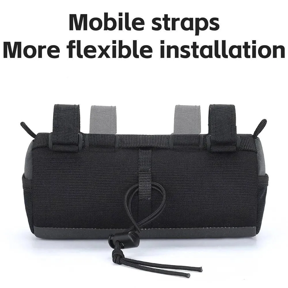 Bike Handlebar Bag Portable 1L Cycling Bag Bicycle FrontTube Bag Multifunctional Shoulder Bag Messenger Bag Cycling Accessory