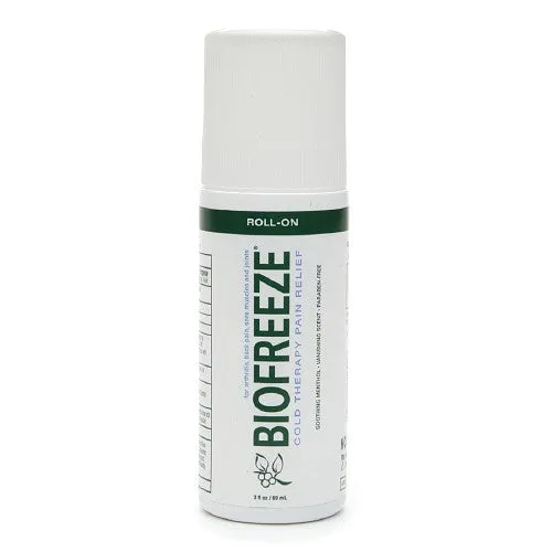 BIOFREEZE Cold Therapy Pain Relief, Roll-On 3 fl oz (89 ml)