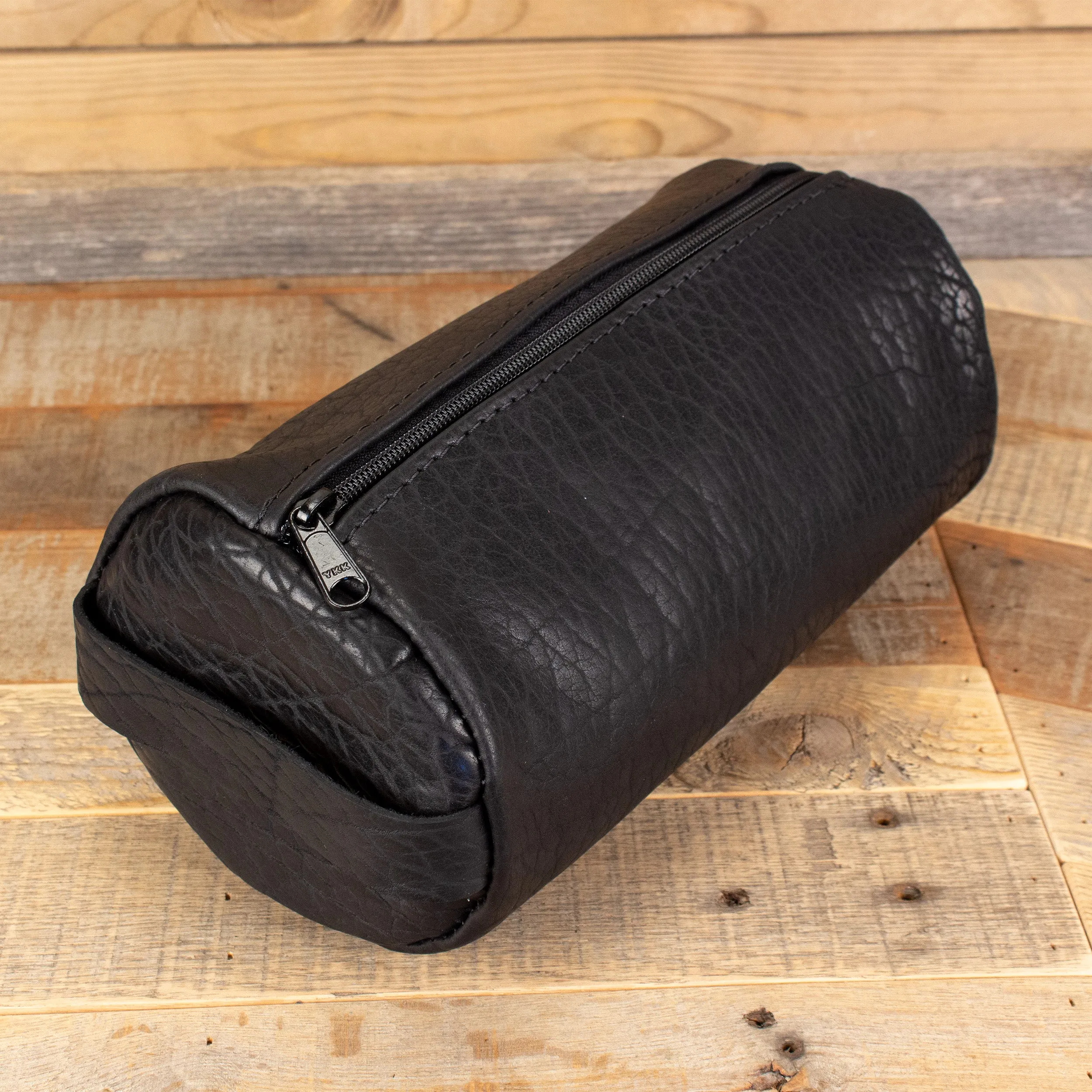 Bison Black Toiletry Bag