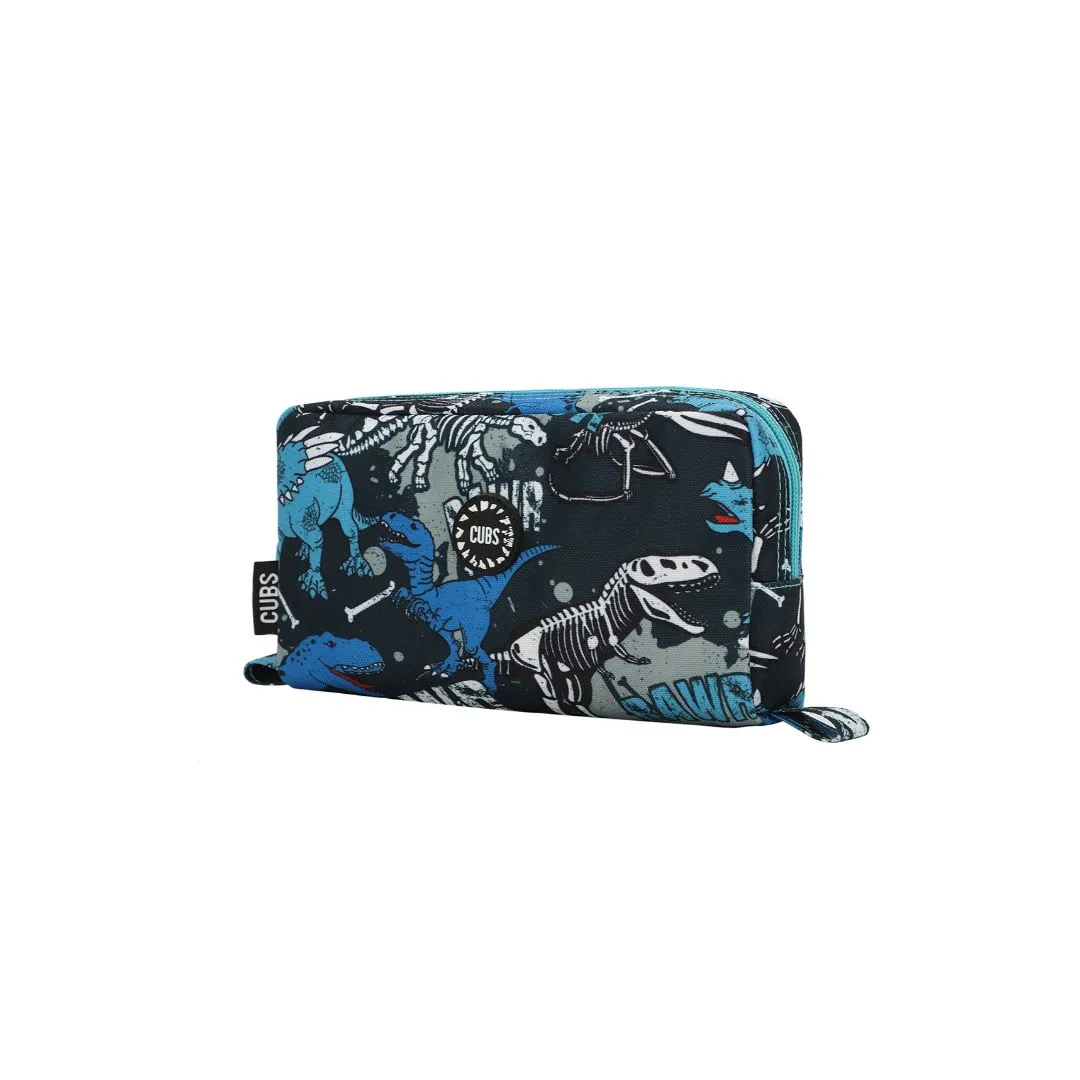 Black And Blue Roar Pencil Case