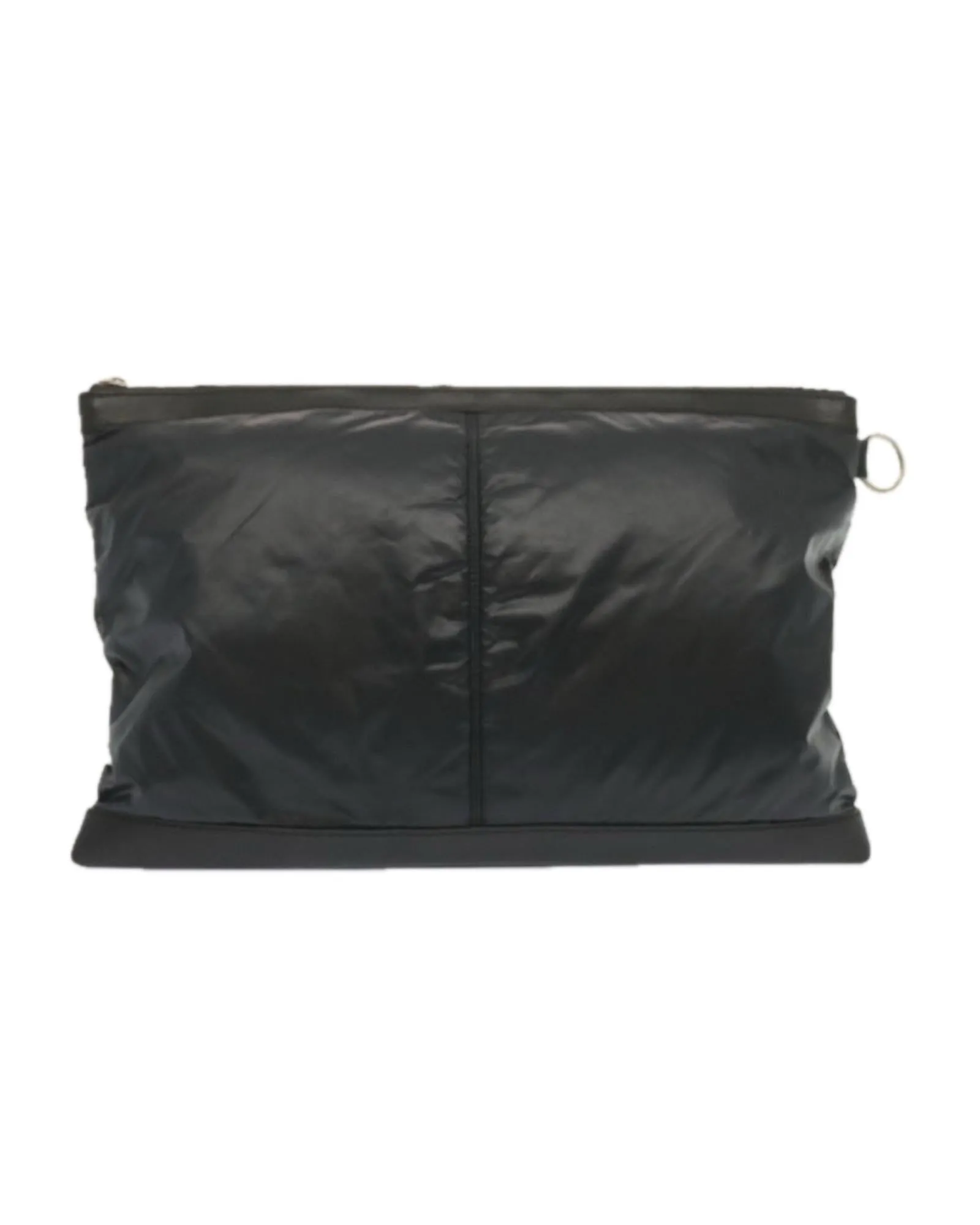 Black Nylon Leather Clutch Bag - Balenciaga 273023