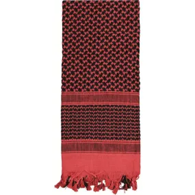 Black Red - Lightweight Tactical Desert Shemagh Scarf