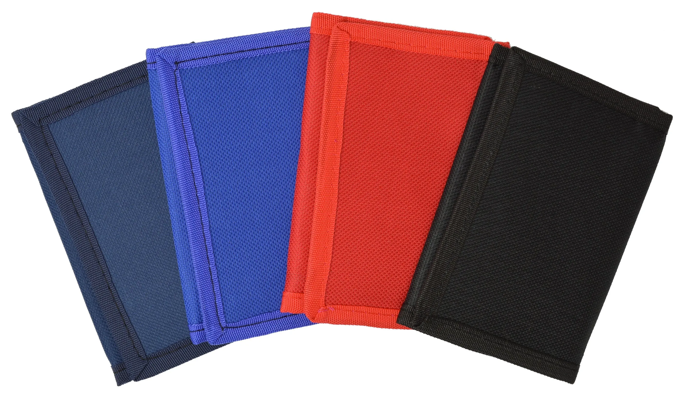 Boys slim trifold kids nylon wallet colors