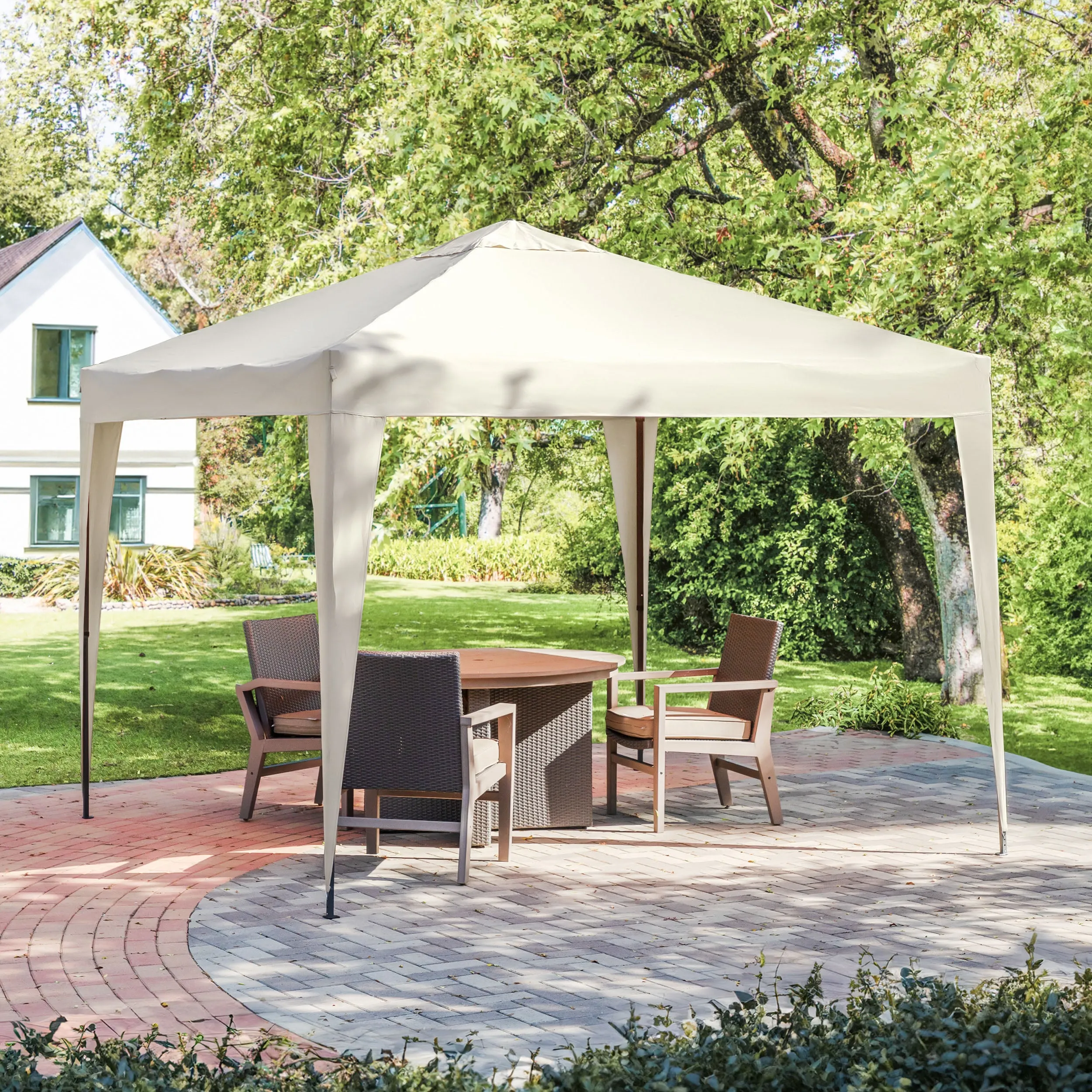 Briar Easy Set-Up Adjustable Outdoor Pop Up Gazebo with Soft Top and Carry Bag