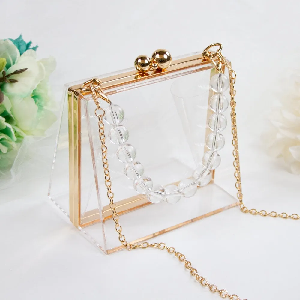 Bride Clear Clutch Bag