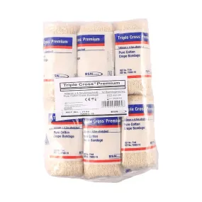 BSN Crepe 100mm x 4.5m Triple Cross 12 Pack