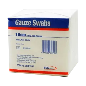 BSN Medical Gauze 100x100 8 Ply Sterile Plain