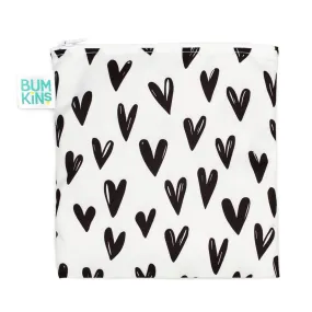 Bumkins - Reusable Large Snack Bag - Hearts