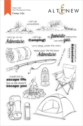 Camp Life Stamp Set